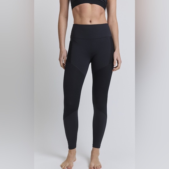 NWT [RectoVerso] Rebel Black High-Waisted Activewear Leggings Women's Sz Large - Picture 3 of 12